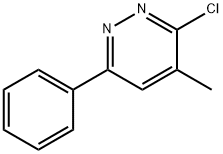 3-氯-4-甲基-6-苯基哒嗪 结构式