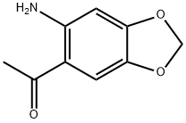6-Amino-3,4-methylenedioxyacetophenone Struktur