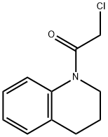 1-(氯乙酰基)-1,2,3,4-四氢喹啉 结构式