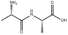 DL-アラニル-DL-アラニン 化学構造式