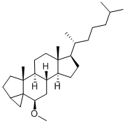 3ALPHA,5-CYCLO-5ALPHA-CHOLESTAN-6BETA-OL METHYL ETHER 结构式