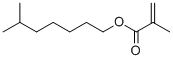 2-メチルプロペン酸イソオクチル 化学構造式