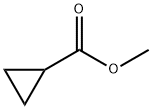 Methyl cyclopropane carboxylate Struktur