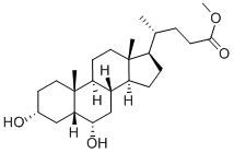 猪去氧胆酸甲酯,2868-48-6,结构式