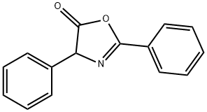 5(4H)-Oxazolone,  2,4-diphenyl- Structure