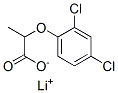 lithium 2-(2,4-dichlorophenoxy)propionate 结构式
