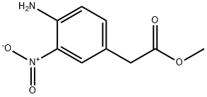 Methyl 2-(4-aMino-3-nitrophenyl)acetate Struktur