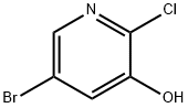 5-ブロモ-2-クロロピリジン-3-オール 化学構造式