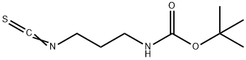Carbamic acid, (3-isothiocyanatopropyl)-, 1,1-dimethylethyl ester (9CI) Struktur