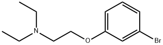 2-(3-ブロモフェノキシ)-N,N-ジエチルエタンアミン 化学構造式