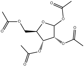 四乙酰核糖, 28708-32-9, 结构式