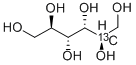 D-マンニトール-2-13C 化学構造式