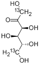D-フルクトース-1,6-13C2 化学構造式