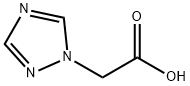[1,2,4]トリアゾール-1-イル-酢酸 化学構造式