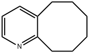 5,6,7,8,9,10-hexahydrocycloocta[b]pyridine Struktur