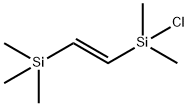 (E)-1-(クロロジメチルシリル)-2-(トリメチルシリル)エテン 化学構造式