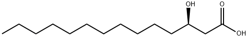 (R)-3-羟基十四烷酸, 28715-21-1, 结构式