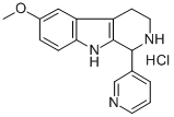 2,3,4,9-Tetrahydro-6-methoxy-1-(3-pyridinyl)-1H-pyrido(3,4-b)indole hy drochloride Structure