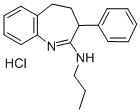 28717-76-2 4,5-Dihydro-3-phenyl-2-(propylamino)-3H-1-benzazepine monohydrochlorid e