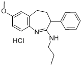 3H-1-벤자제핀,4,5-디히드로-7-메톡시-3-페닐-2-(프로필아미노)-,모노염산염