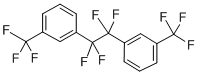 1,2-ビス[3-(トリフルオロメチル)フェニル]-1,1,2,2-テトラフルオロエタン 化学構造式