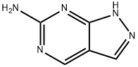 1H-Pyrazolo[3,4-d]pyrimidin-6-amine (9CI) Struktur