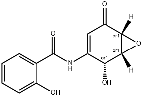 Cis(+/-)-2-hydroxy-N-(2-hydroxy-5-oxo-7-oxabicyclo[4.1.0]hept-3-en-3-yl)benzaMide|287194-38-1
