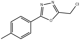 2-氯甲基-5-(4-甲基苯基)-1,3,4-恶二唑 结构式