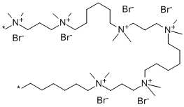 HEXADIMETHRINE BROMIDE Structure