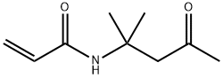 ジアセトンアクリルアミド 化学構造式