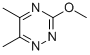 5,6-Dimethyl-3-methoxy-as-triazine Structure