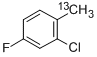 2-氯-4-氟甲苯-α-13C 结构式