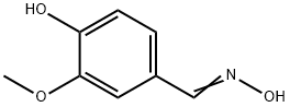 3-メトキシ-4-ヒドロキシベンズアルデヒドオキシム 化学構造式
