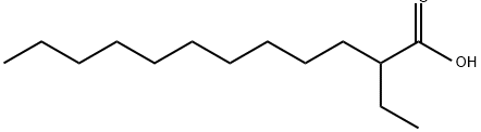 2-ethyldodecanoic acid Struktur