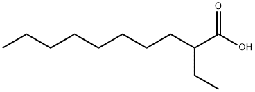 2-エチルデカン酸 化学構造式