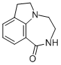 3,4,6,7-Tetrahydropyrrolo(3,2,1-jk)(1,4)benzodiazepin-1(2H)-one 结构式