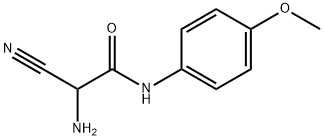 2-AMINO-2-CYANO-N-(4-METHOXY-PHENYL)-ACETAMIDE Structure