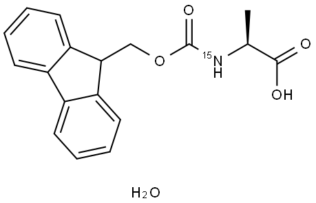 FMOC-[15N]ALA-OH Structure