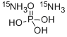 DIAMMONIUM HYDROGEN PHOSPHATE-15N2 化学構造式