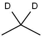 丙烷-2,2-D2 结构式