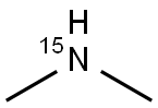 二甲胺-15N 结构式