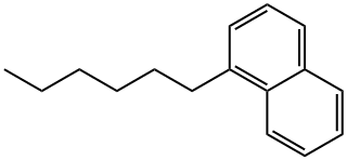 n-Hexylnaphthalene Struktur