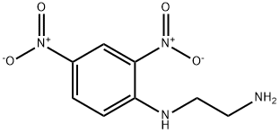 N-(2,4-ジニトロフェニル)エチレンジアミン 化学構造式