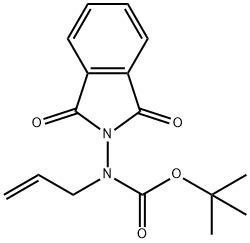 tert-butyl allyl(1,3-dioxoisoindolin-2-yl)carbaMate 化学構造式