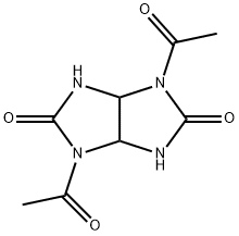 1,4-diacetyltetrahydroimidazo[4,5-d]imidazole-2,5(1H,3H)-dione Structure