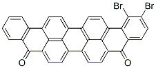 二溴蒽并[9,1,2-CDE]苯并[RST]戊芬-5,10-二酮,28780-09-8,结构式