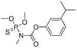 N-(Dimethoxyphosphinothioyl)-N-methylcarbamic acid m-cumenyl ester Structure