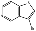 3-ブロモチエノ[3,2-c]ピリジン 化学構造式