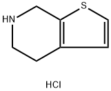 4,5,6,7-TETRAHYDROTHIENO[2,3-C]PYRIDINE HYDROCHLORIDE Structure