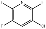 3-クロロ-2,5,6-トリフルオロピリジン 化学構造式